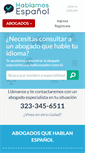 Mobile Screenshot of ley.hablamosespanol.com